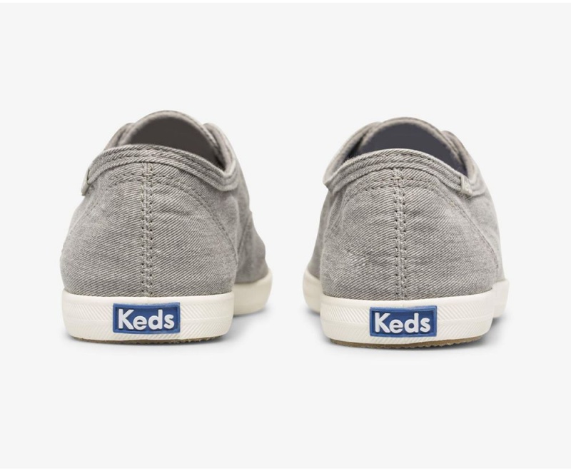 Keds x Organic Cotton Chillax Washable Grey | 9065-QBZJA