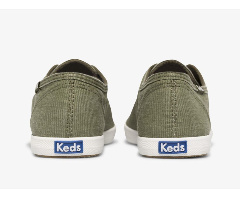 Keds x Organic Cotton Chillax Washable Green | 2760-PYETV