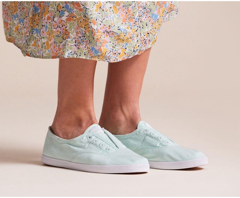 Keds x Organic Cotton Chillax Washable Green | 8670-NSHLV