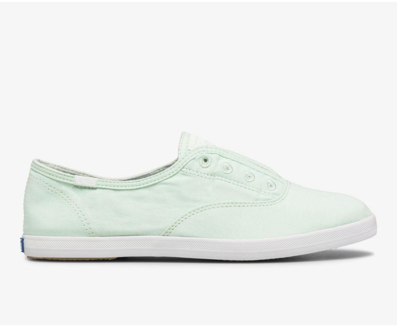 Keds x Organic Cotton Chillax Washable Green | 8670-NSHLV