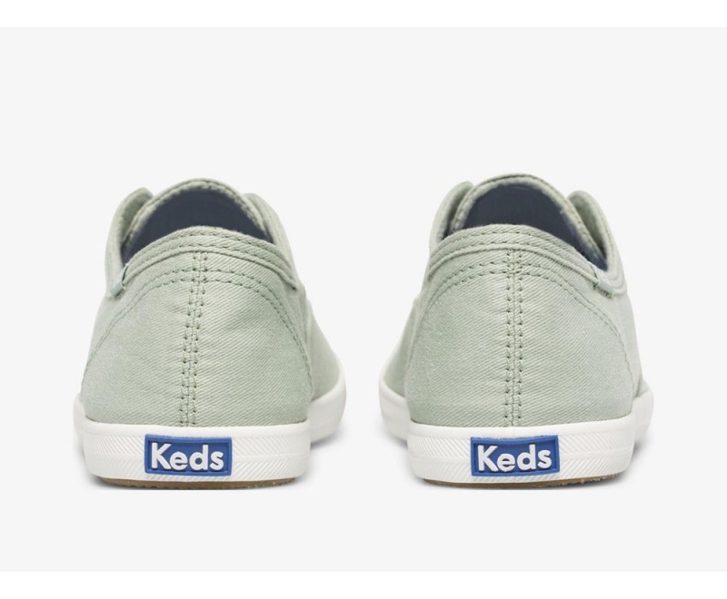 Keds x Organic Cotton Chillax Washable Green | 4390-WZKJD