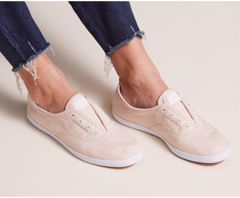 Keds x Organic Cotton Chillax Washable Pink | 0852-FBKAQ