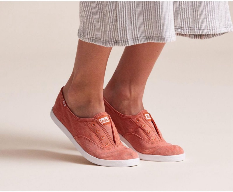 Keds x Organic Cotton Chillax Washable Red | 6789-XGYIH