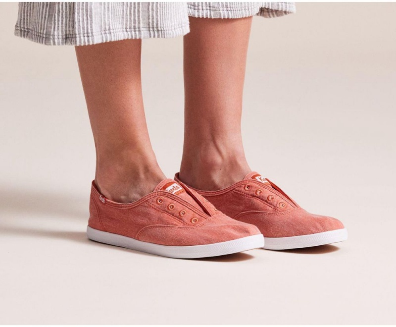 Keds x Organic Cotton Chillax Washable Red | 6789-XGYIH