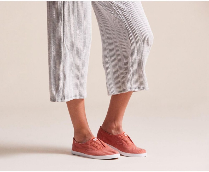 Keds x Organic Cotton Chillax Washable Red | 6789-XGYIH