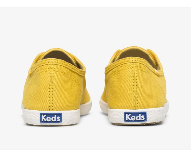 Keds x Organic Cotton Chillax Washable Yellow | 8240-XEHSA