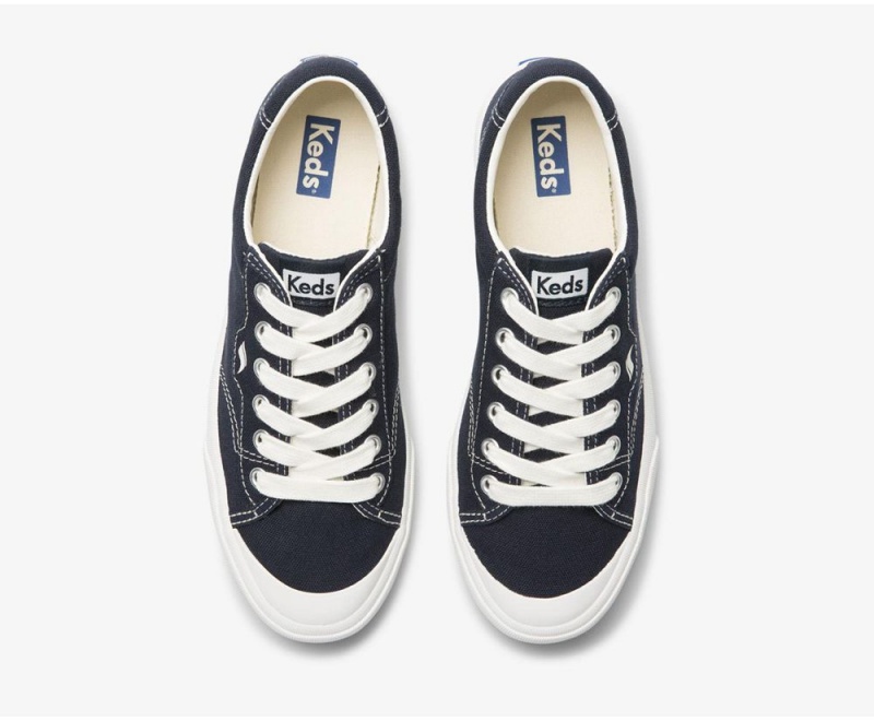 Keds x Organic Cotton Crew Kick 75 Navy | 9374-IBWEF