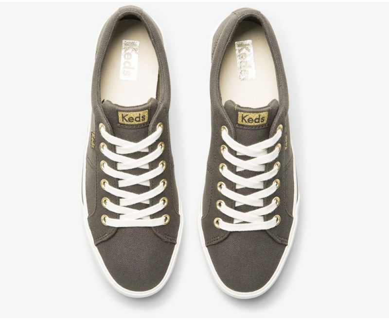 Keds x Organic Cotton Jump Kick Duo Black | 4290-RDAPT