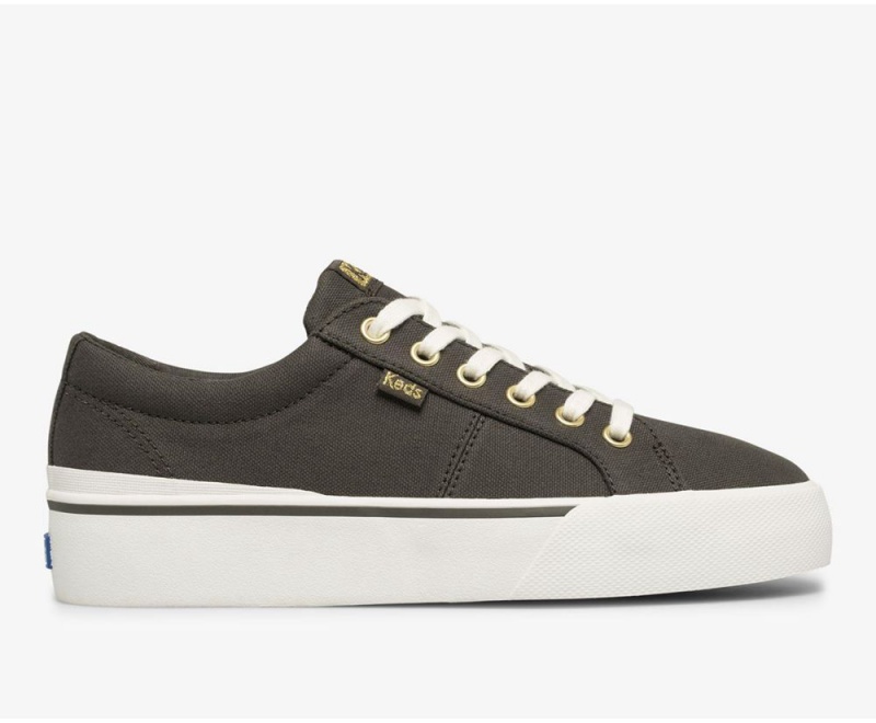 Keds x Organic Cotton Jump Kick Duo Black | 4290-RDAPT