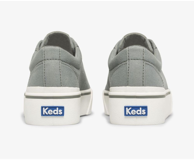 Keds x Organic Cotton Jump Kick Duo Green | 3804-FZUGV