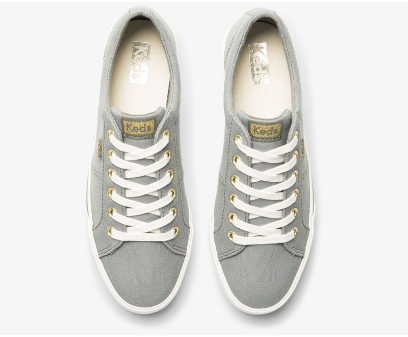 Keds x Organic Cotton Jump Kick Duo Green | 3804-FZUGV