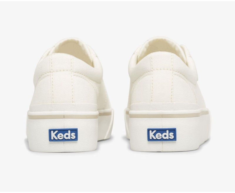 Keds x Organic Cotton Jump Kick Duo White | 5164-DWQUT