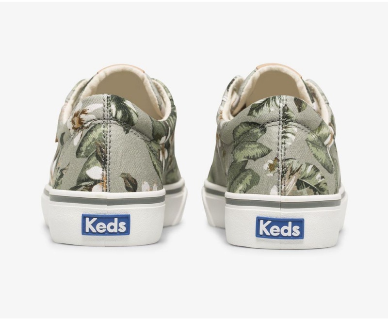 Keds x Organic Cotton Jump Kick Tropical Green | 6984-KAXGR