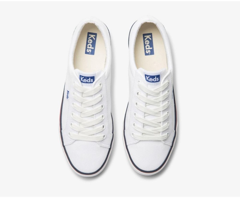 Keds x Organic Cotton Jump Kick White | 7245-NUJYG