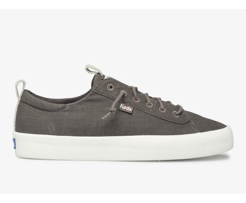 Keds x Organic Cotton Kickback Washable Grey | 2196-DBCHR