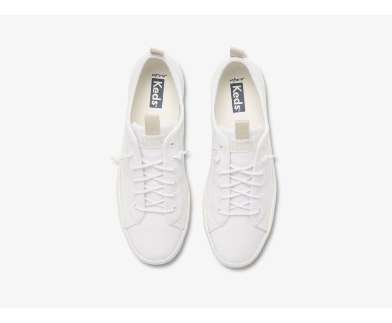 Keds x Organic Cotton Kickback White | 1750-CELUT