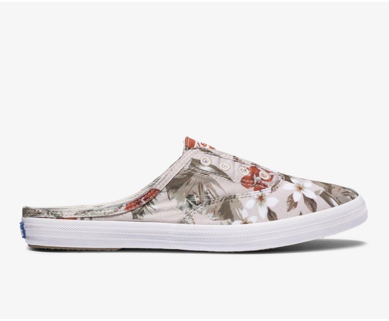 Keds x Organic Cotton Moxie Mule Tropical Beige / Multicolor | 7452-UPFGK