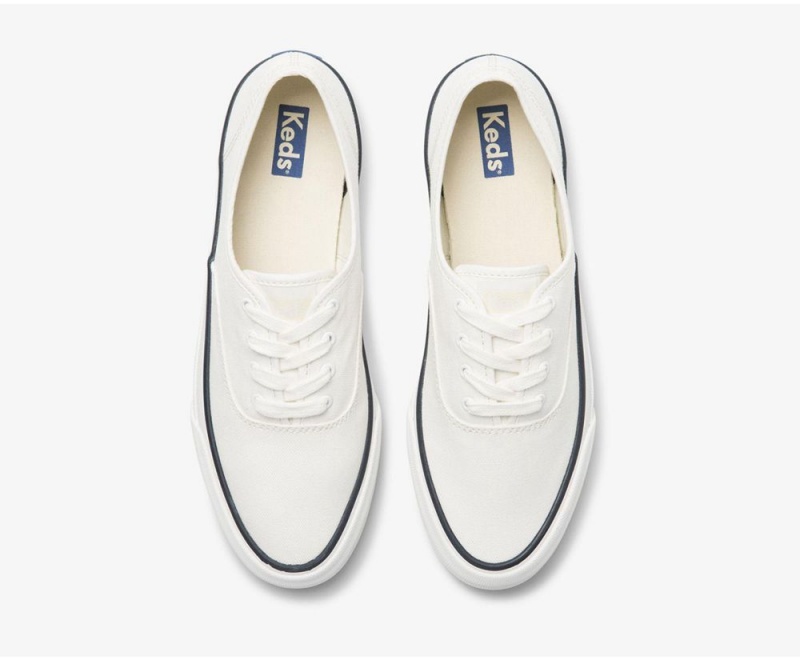 Keds x Organic Cotton Surfer White | 3076-CXBTI