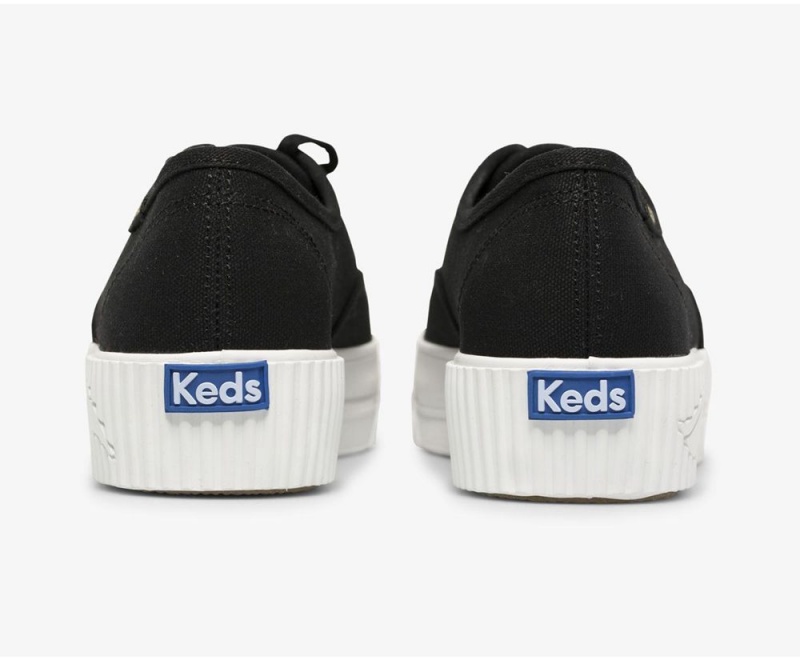 Keds x Organic Cotton Triple AMP Black | 1704-PKBQL