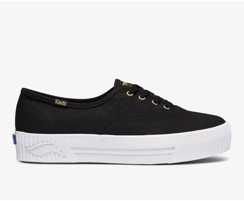 Keds x Organic Cotton Triple AMP Black | 1704-PKBQL