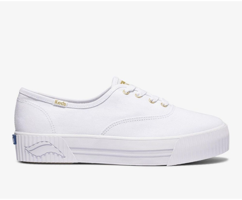 Keds x Organic Cotton Triple AMP White | 6170-KSGVD