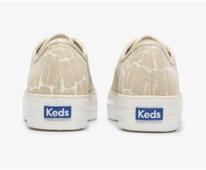 Keds x Organic Cotton Triple Kick Croc Grey | 6259-ESQDT