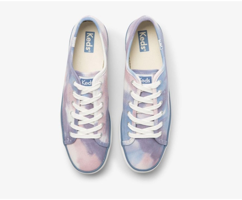 Keds x Organic Cotton Triple Kick Tie Dye Navy / Multicolor | 5628-TLWCR