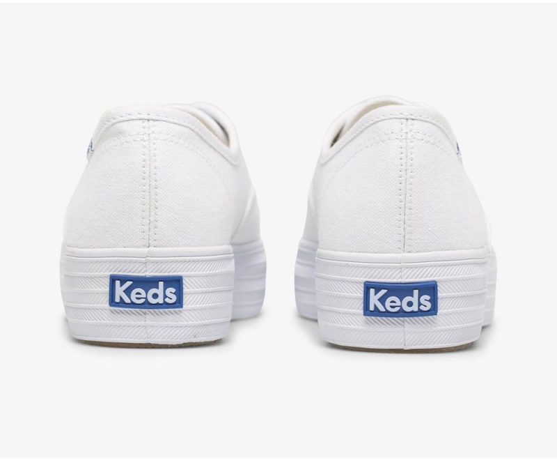 Keds x Organic Cotton Triple White | 5329-VMXFQ