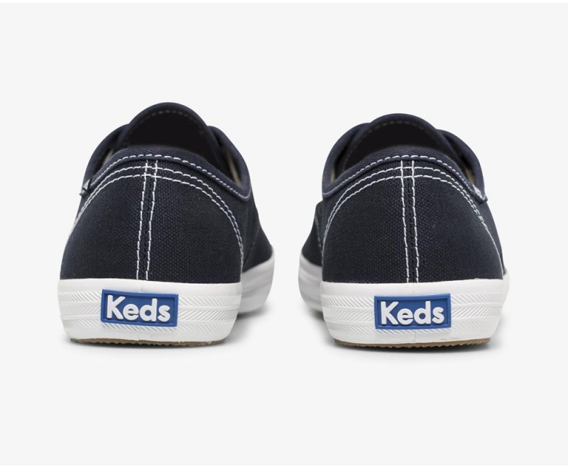 Keds x Organic Cotton Washable Champion Navy | 9247-KVEZI