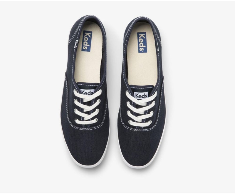 Keds x Organic Cotton Washable Champion Navy | 9247-KVEZI