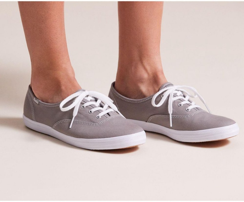 Keds x Organic Cotton Washable Champion Grey | 8607-UCHNV