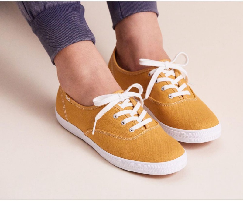 Keds x Organic Cotton Washable Champion Gold | 0164-NVAUF