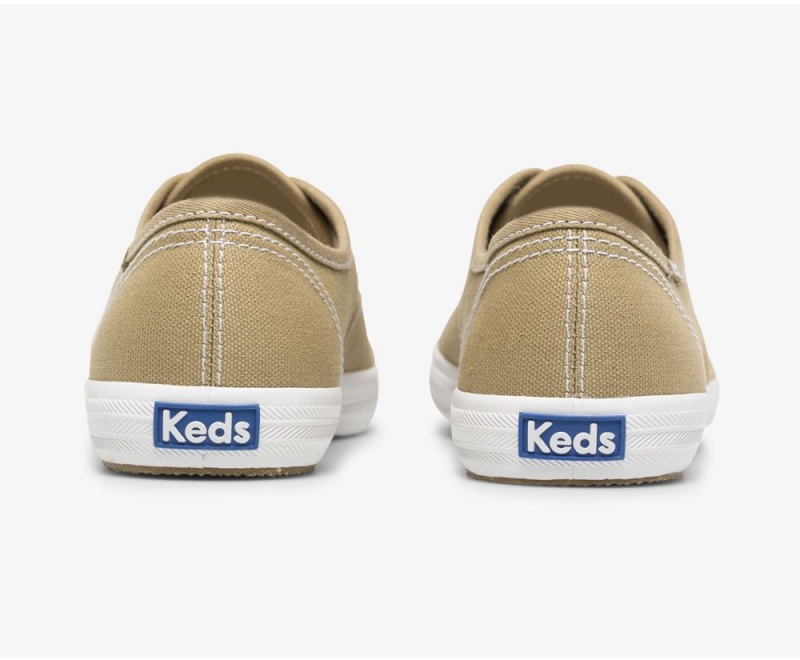 Keds x Organic Cotton Washable Champion Brown | 2735-AOHQR