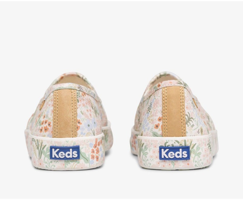 Keds x Rifle Paper Co. Double Decker Meadow White / Multicolor | 9801-QAZIY