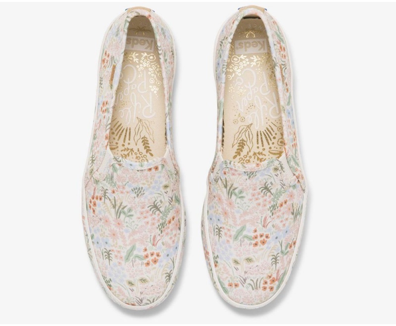 Keds x Rifle Paper Co. Double Decker Meadow White / Multicolor | 9801-QAZIY