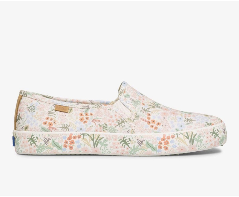 Keds x Rifle Paper Co. Double Decker Meadow White / Multicolor | 9801-QAZIY