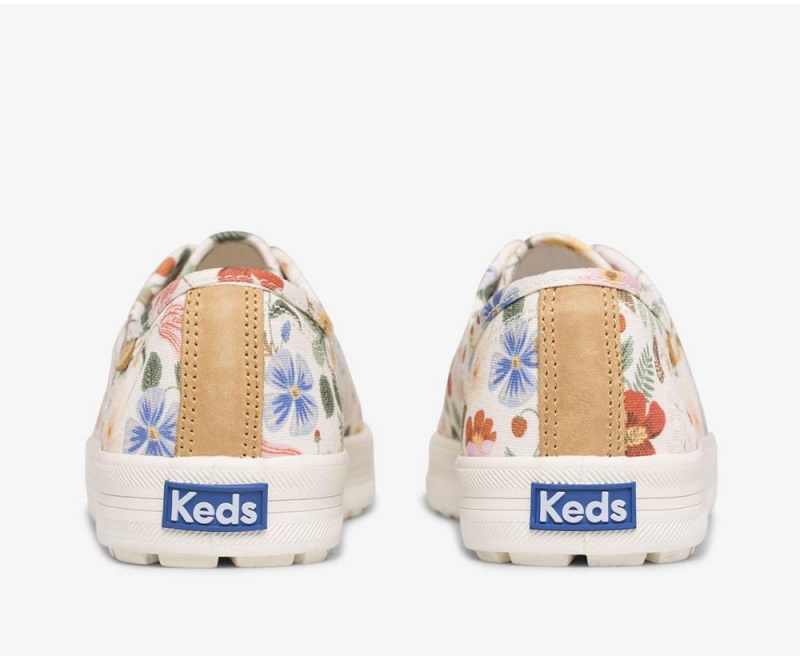 Keds x Rifle Paper Co. Kickstart TRX Strawberry Fields White / Multicolor | 2895-VTSGP