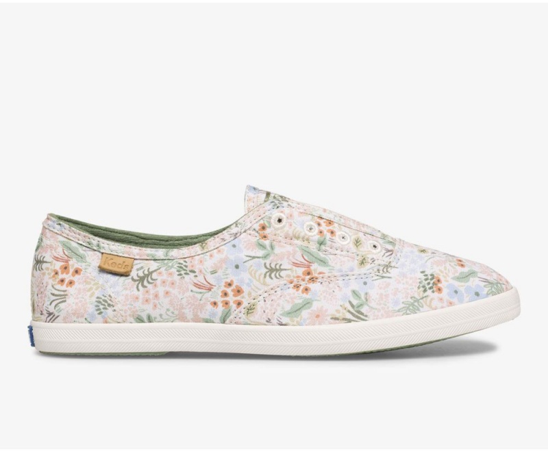 Keds x Rifle Paper Co. Washable Chillax Meadow White / Multicolor | 2806-PYGNC